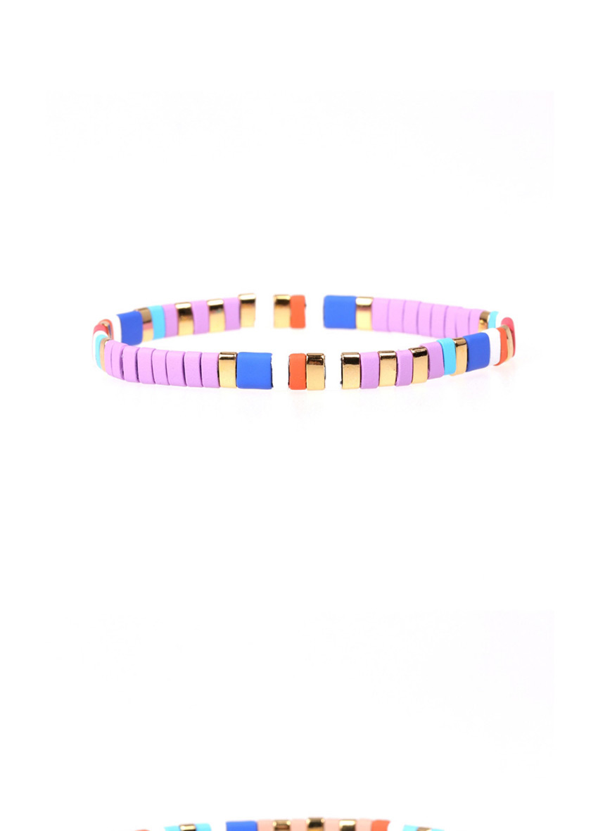 Fashion Color Painted Mix And Match Candy-woven Stretch Bracelet,Fashion Bracelets