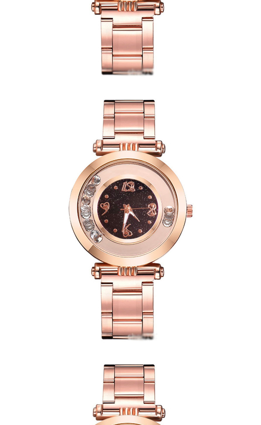 Fashion Black Quartz Watch With Diamonds And Glitter,Ladies Watches