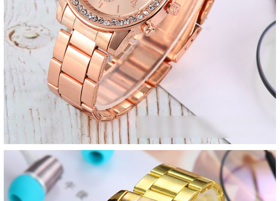 Fashion Golden Quartz Watch With Diamonds And Three Eyes,Ladies Watches