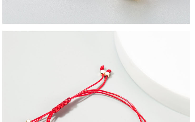 Fashion Red Natal Year Mouse Drawstring Transfer Bell Bracelet,Fashion Bracelets