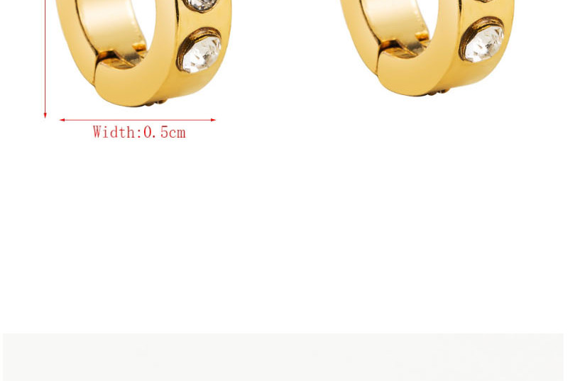 Fashion Golden Metal Geometric Round Ear Clip,Clip & Cuff Earrings