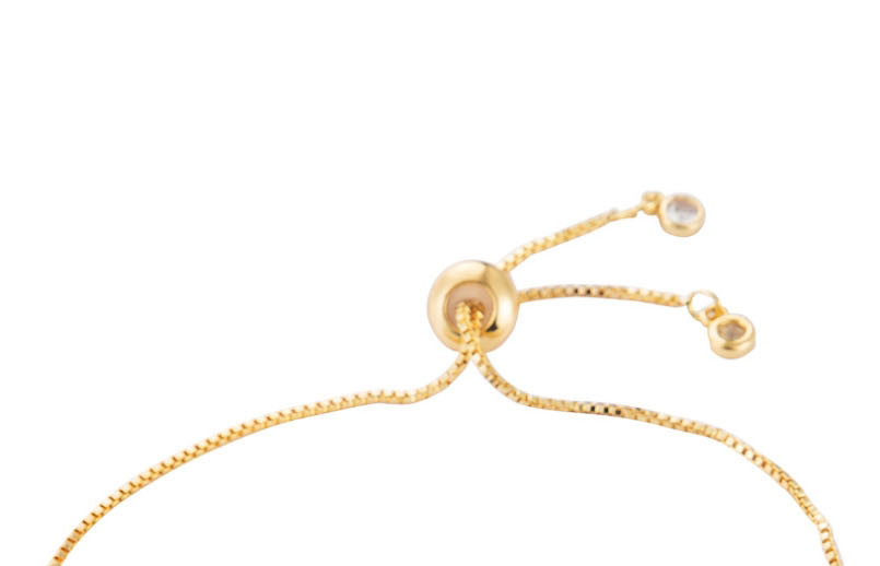 Fashion Color Brass Color Zircon Lion Head Pull Bracelet,Bracelets
