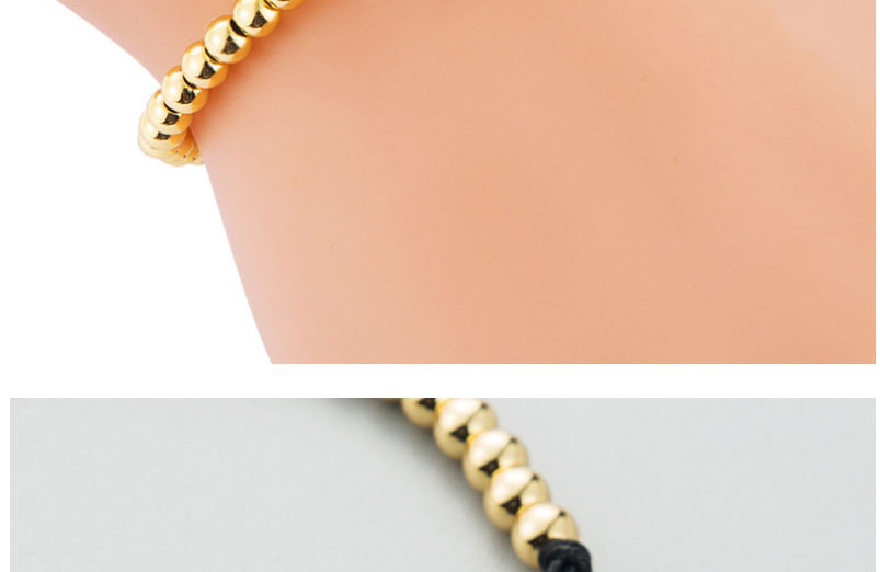 Fashion Color Drawstring Palm With Colorful Zircon Pearl Bracelet,Bracelets