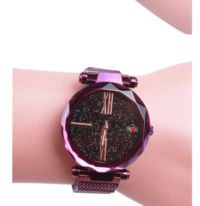 Fashion Coffee Gold Starry Sky Waterproof Imported Movement Watch,Ladies Watches