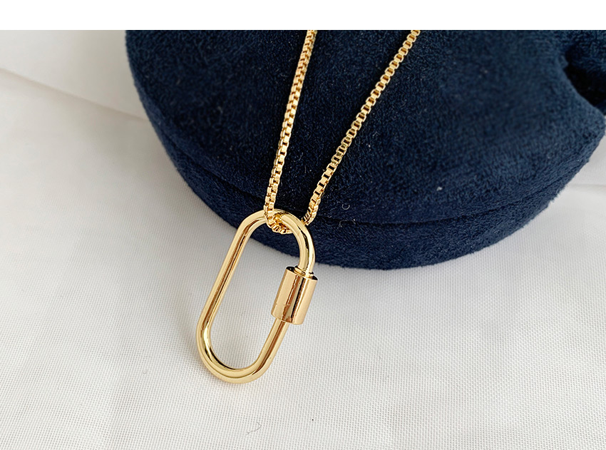 Fashion Golden Copper Round Necklace,Necklaces