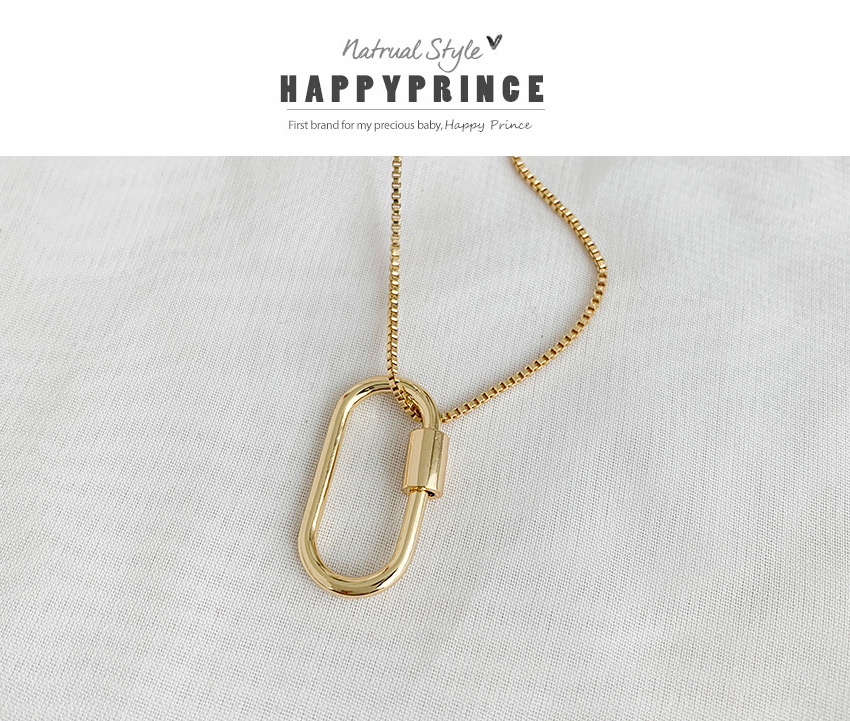 Fashion Golden Copper Round Necklace,Necklaces