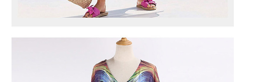 Fashion Color Chiffon Positioning Loose Sunscreen Maxi Dress,Sunscreen Shirts