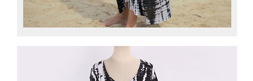Fashion Black And White Human Cotton Positioning Blooming Loose Plus Size Sunscreen Dress,Sunscreen Shirts