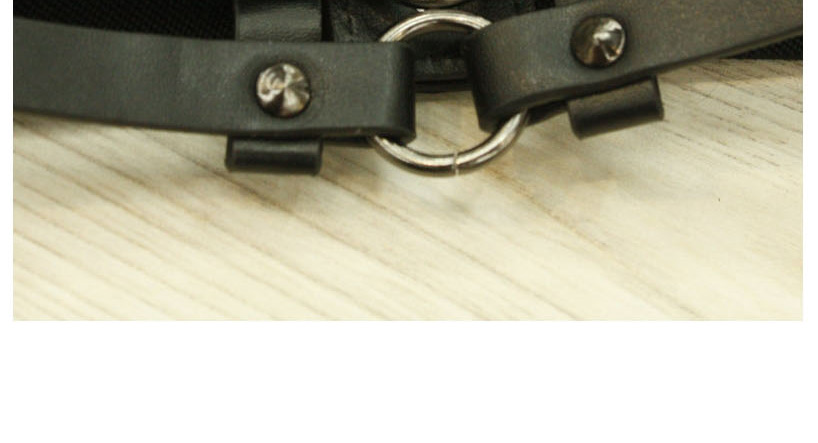 Fashion Black Hollow Studded Wide Belt Girdle Belt,Wide belts