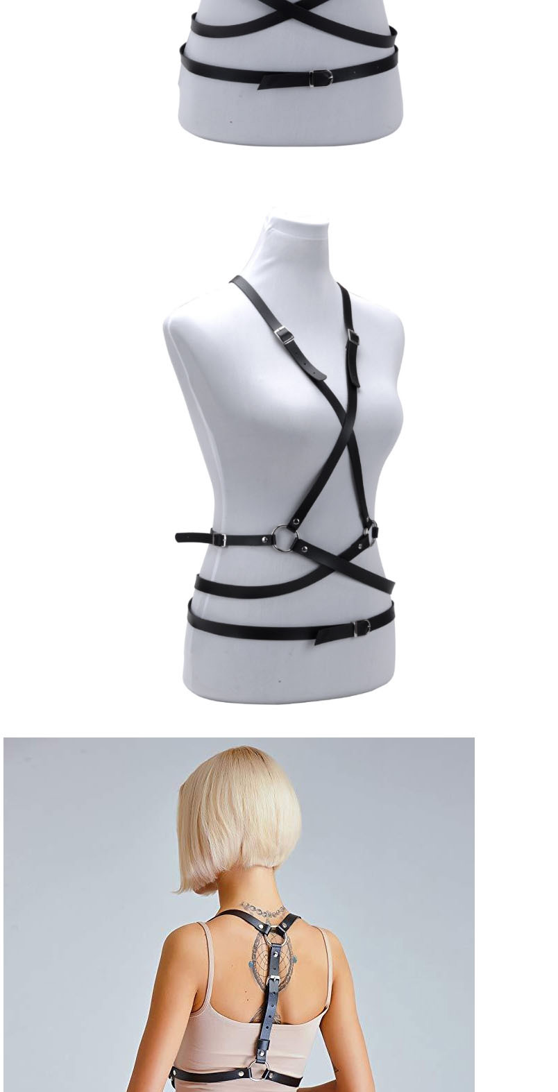 Fashion Black Strap Belt Buckle Cross Hollow Belt,Thin belts
