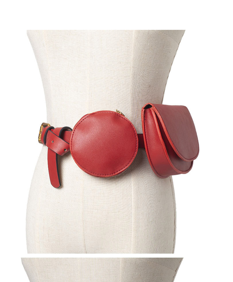 Fashion Red Leather Belt Buckle,Thin belts