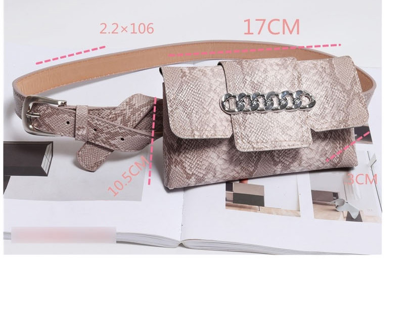 Fashion Snake Pattern Pink Studded Snake Chain Belt Belt Bag,Thin belts