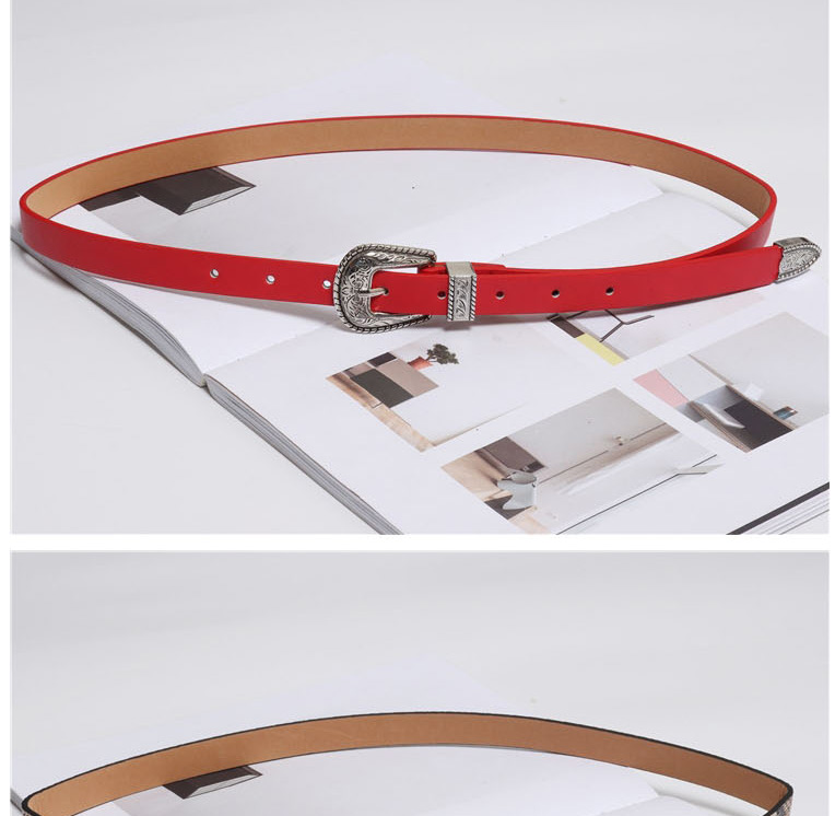 Fashion Black Knotted Thin-edged Belt With Dress,Thin belts