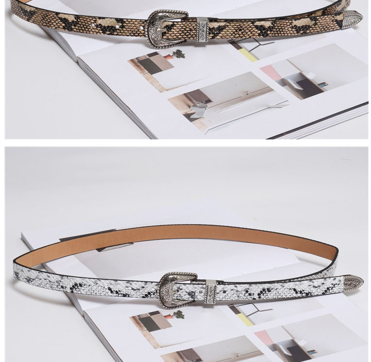 Fashion White Knotted Thin-edged Belt With Dress,Thin belts