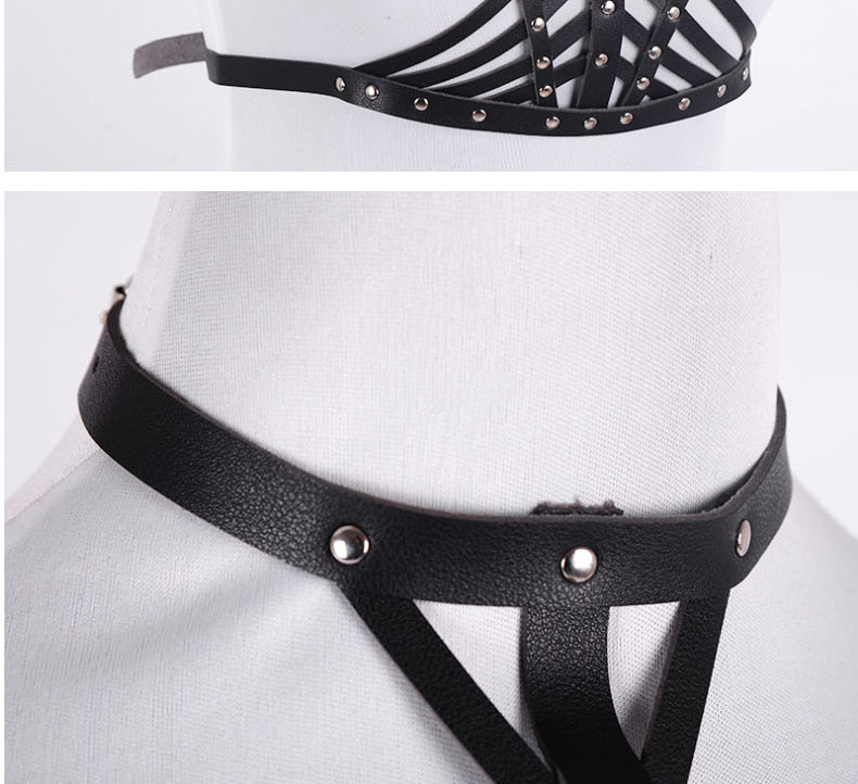 Fashion Black Pu Leather Strap Rivet Strap Single Loop Belt,Wide belts