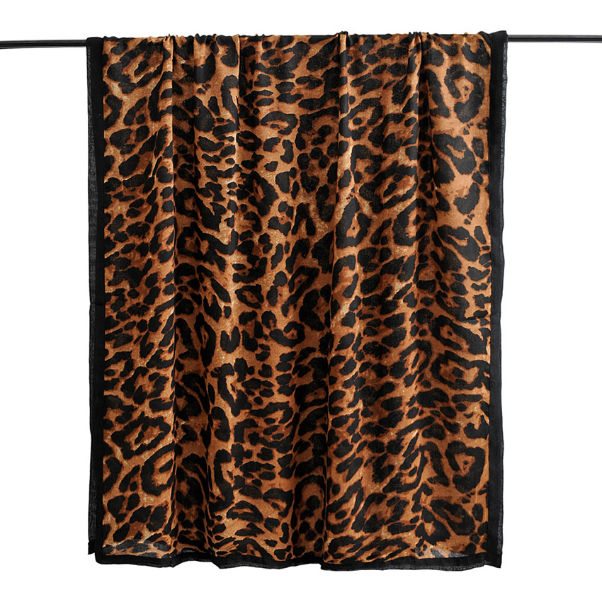 Fashion Leopard Print Covered Leopard Print Scarf Shawl,Thin Scaves