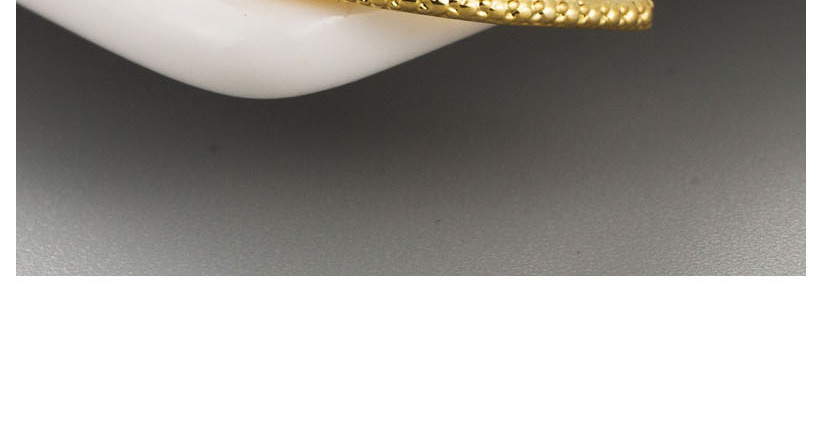 Fashion Golden Cubic Zircon Opening Adjustable Ring,Rings