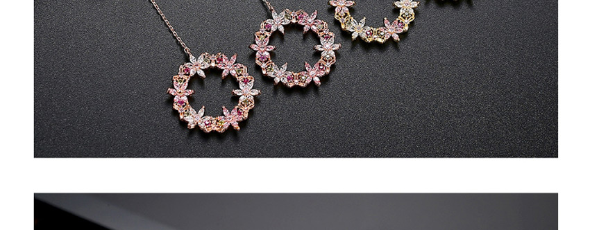 Fashion 18k Gold Gold-plated Pierced Earrings With Fancy Diamonds,Earrings