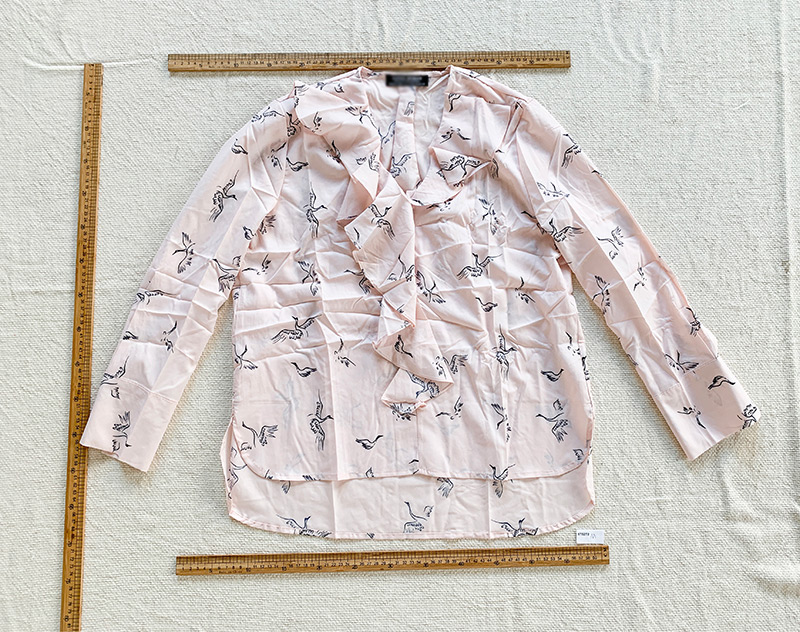 Fashion Pink Printed Swan Long Sleeve Shirt,Tank Tops & Camis