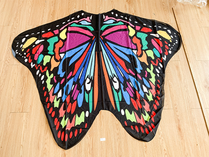 Fashion Color Color Butterfly Beach Towel,Cover-Ups