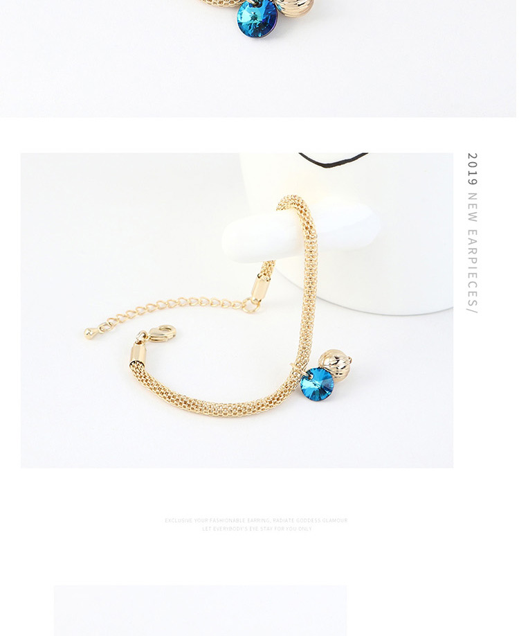 Fashion Blu-ray Austrian Crystal Lantern Bracelet,Bracelets