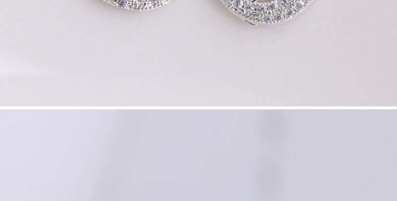 Fashion Golden  Silver Stud Moon Stud Alloy Stud Earrings,Stud Earrings