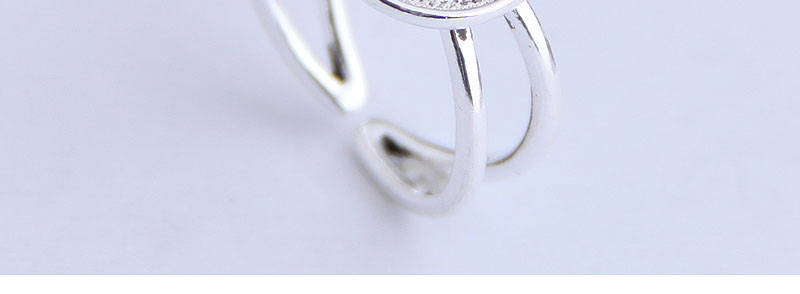 Fashion Silver Portrait Relief Round Openwork Ring,Fashion Rings