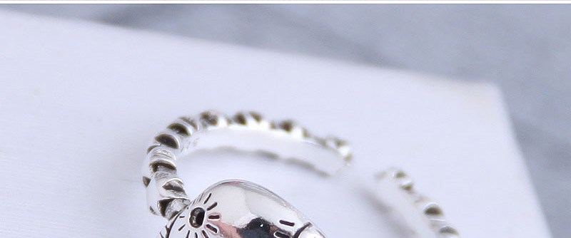 Fashion Silver Baby Elephant Pentagram Open Ring,Fashion Rings