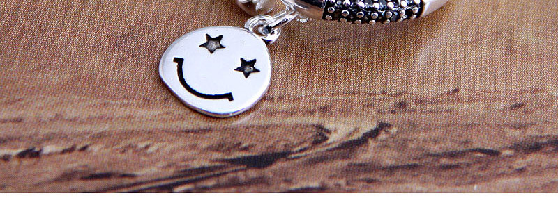 Fashion Silver Pentagram Smiley Geometric Open Ring,Fashion Rings