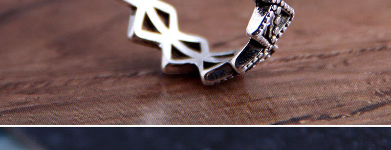 Fashion Silver Geometric Diamond Openwork Ring,Fashion Rings