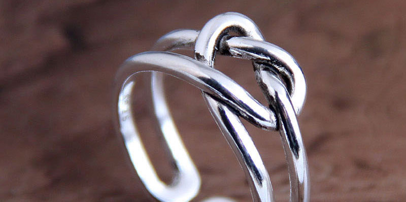 Fashion Silver Cross Cutout Love Open Ring,Fashion Rings