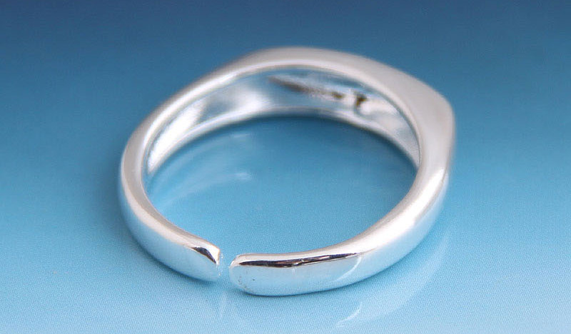 Fashion Silver Glossy Geometric Open Ring,Fashion Rings