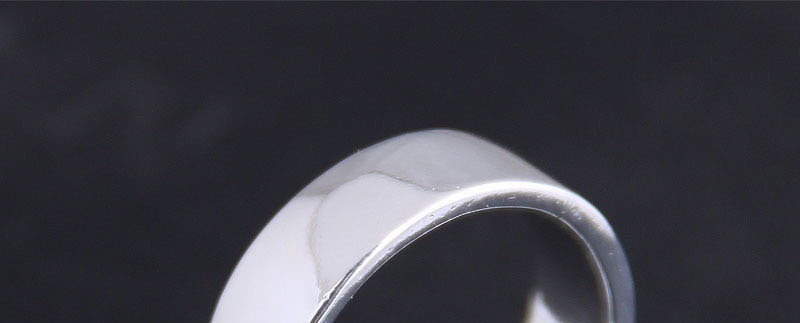 Fashion Silver Glossy Open Wide-breasted Ring,Fashion Rings