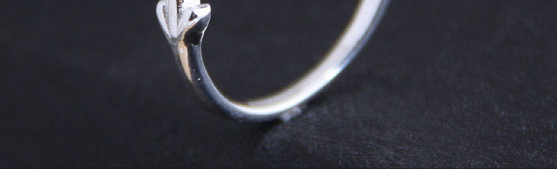 Fashion Silver Staghorn Alloy Open Ring,Fashion Rings