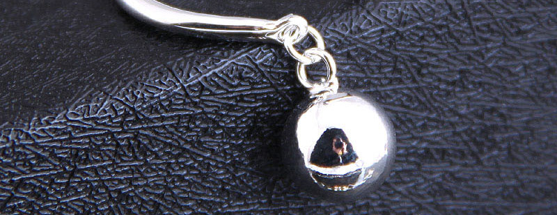 Fashion Silver Round Ball Pendant Open Alloy Glossy Ring,Fashion Rings