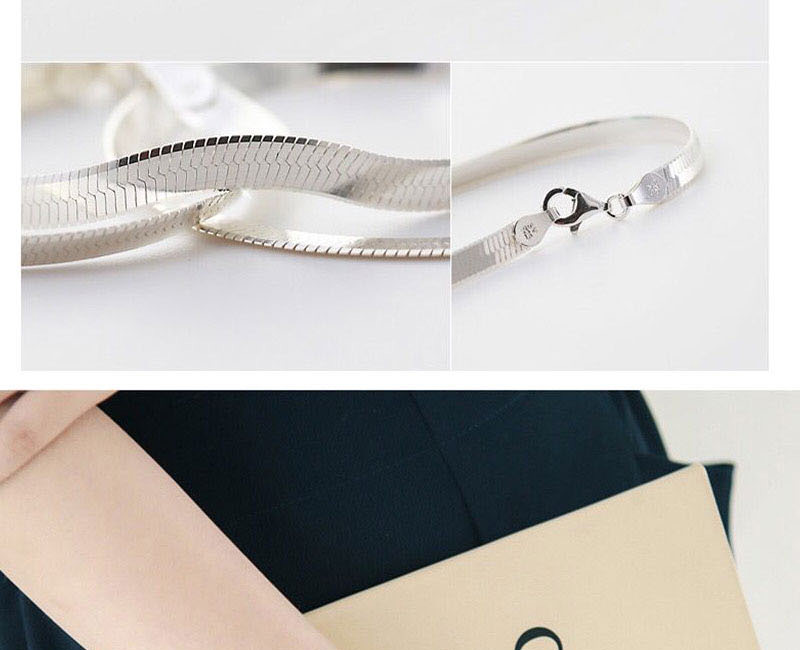 Fashion Silver Flat Snake Blade Alloy Bracelet,Fashion Bracelets