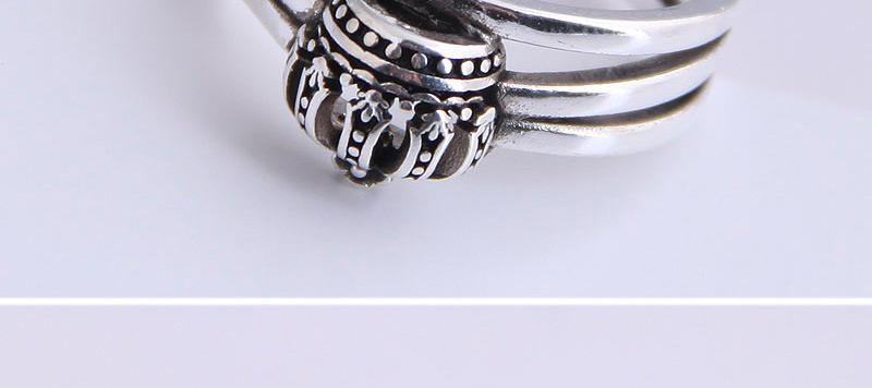 Fashion Silver Crown Alloy Openwork Ring,Fashion Rings