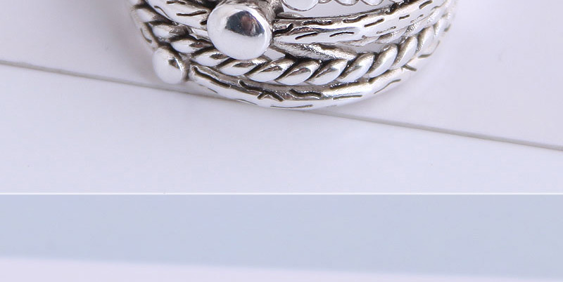 Fashion Silver Chain Wide Openwork Ring,Fashion Rings