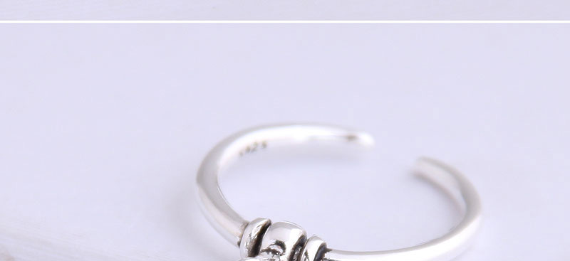 Fashion Silver Bell Alloy Relief Open Ring,Fashion Rings