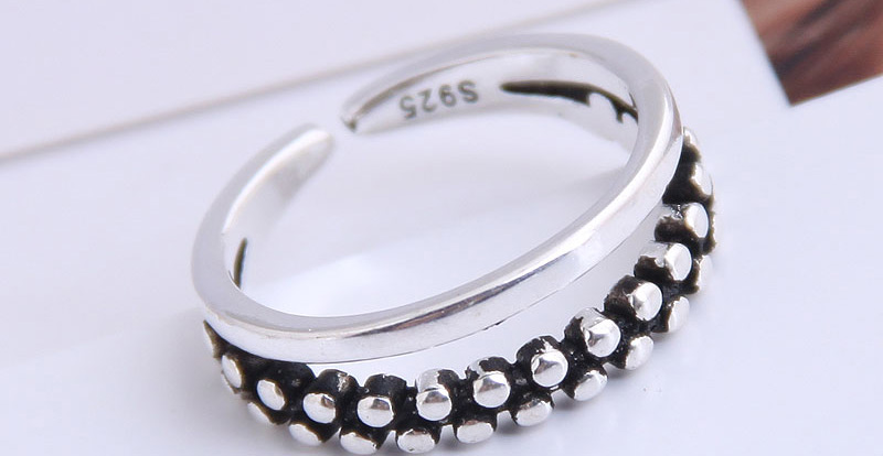 Fashion Silver Spliced ??hollow Relief Open Ring,Fashion Rings