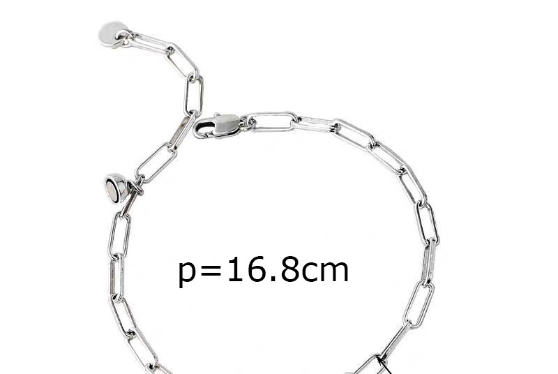 Fashion Silver Chain Tag Geometric Alloy Bracelet,Fashion Bracelets