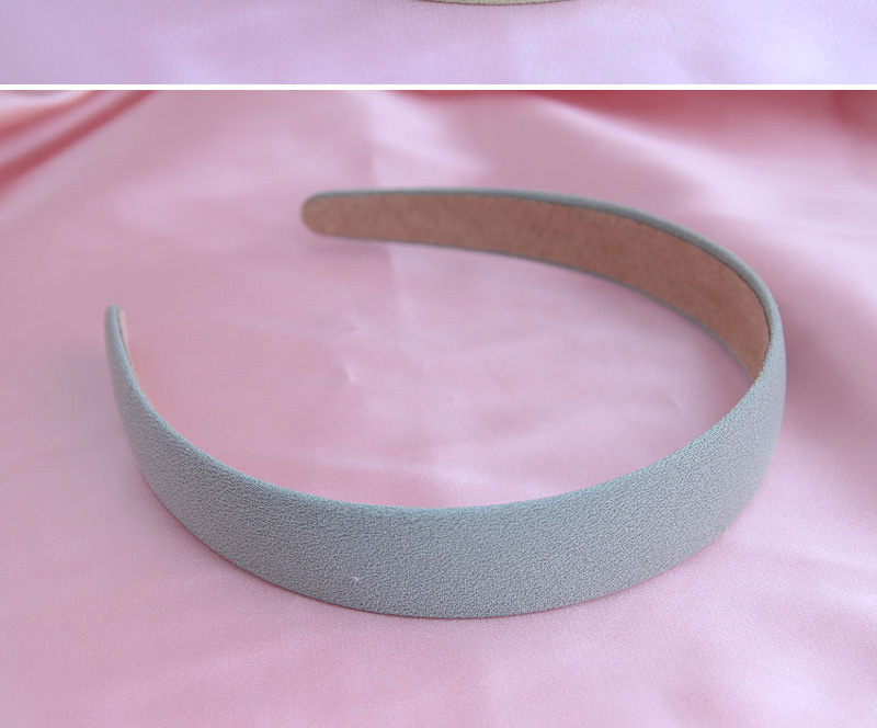 Fashion Green Matte Cloth Clothing Wide-brimmed Solid Color Headband,Head Band