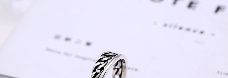 Fashion Silver Hollow Weave Alloy Open Ring,Fashion Rings