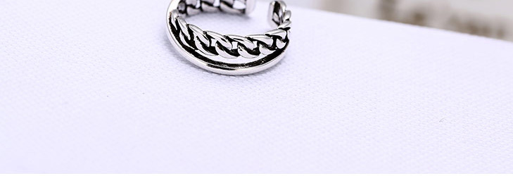 Fashion Silver Hollow Weave Alloy Open Ring,Fashion Rings
