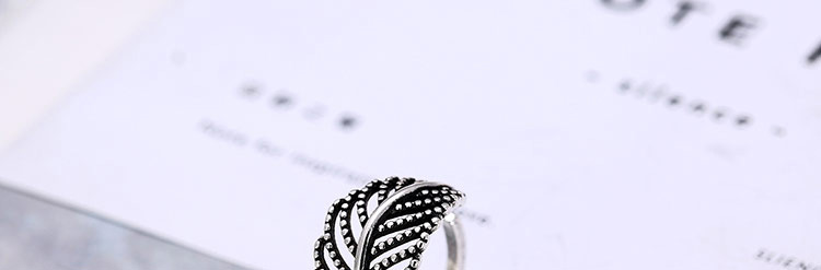 Fashion Silver Hollow Leaf Alloy Hollow Open Ring,Fashion Rings