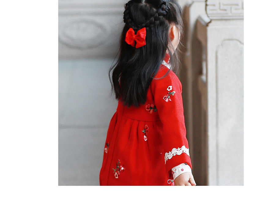 Fashion Pink Flower Pentagram Children Hair Clip Set,Kids Accessories