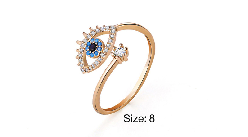 Fashion Golden Cubic Zirconia Open Ring,Fashion Rings