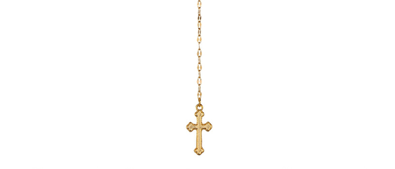 Fashion Golden Our Lady Of The Cross Necklace,Multi Strand Necklaces