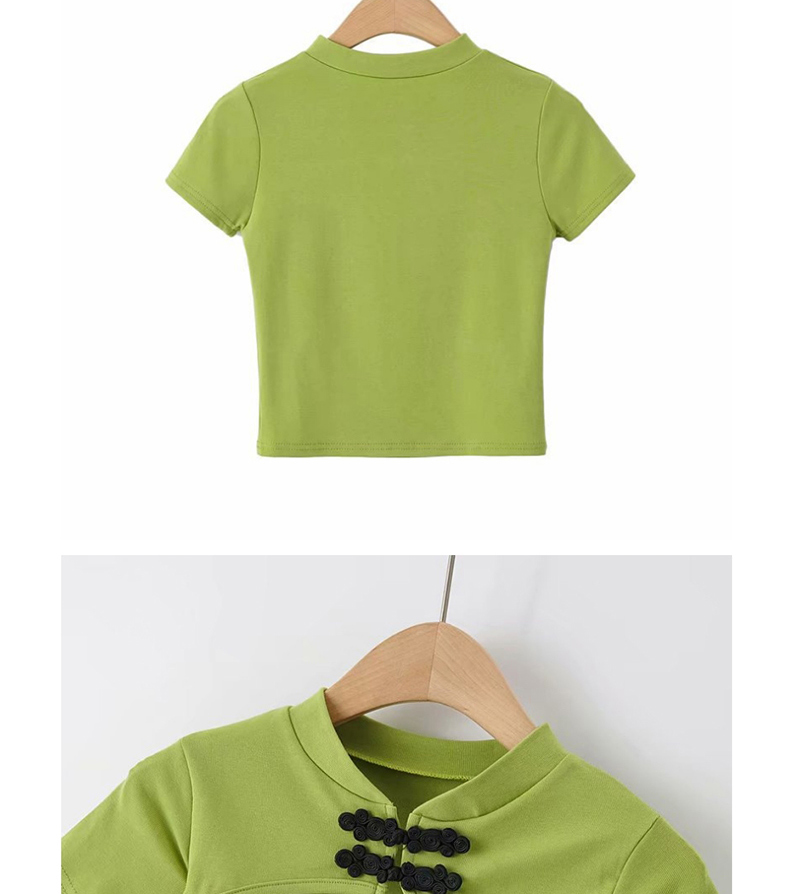 Fashion Fruit Green Chest Open T-shirt,Tank Tops & Camis