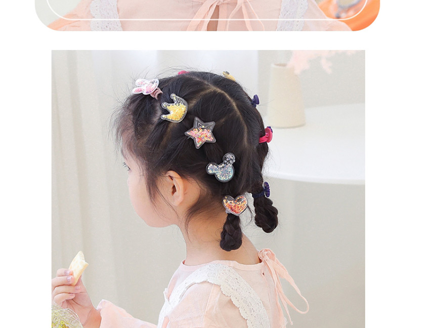 Fashion Large Black-100 Sticks Solid Color Children Hair Rope,Kids Accessories